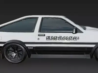  Toyota AE86 3D model