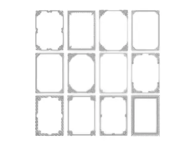 Decorative Frames 01 -  3D model