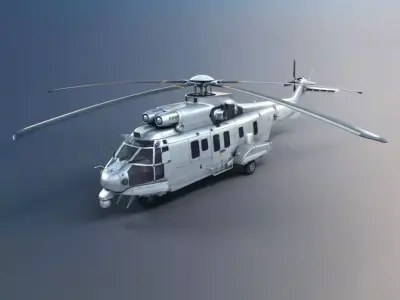 Army Helicopter 3D model purchase