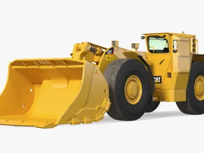 Mining Loader Cat R1600H Rigged 3D model by 3dmi