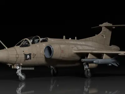 Blackburn Buccaneer S2 3D model
