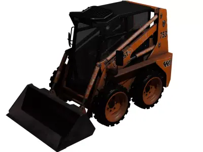 Tractor Machine Locust Loader 2024 Low-poly 3D model