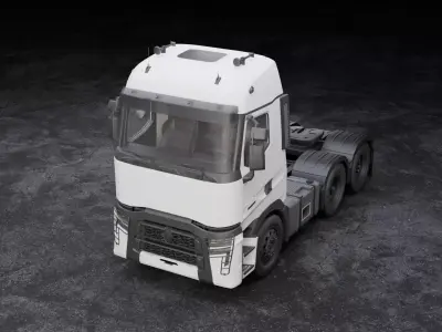 Renault Trucks C 440 8x4 Tipper 2025 X T  3D Model 3D model