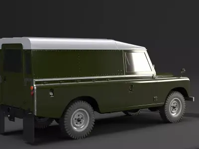 Land Rover Series III Van Long Wheel Base 3D model