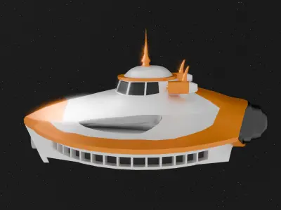 Spaceship no1 3D model