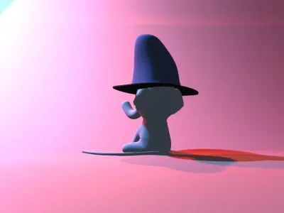 ELEPHANT TOY Free low-poly 3D model