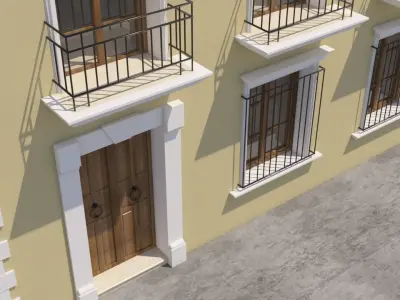 Mexican House 3D model 2