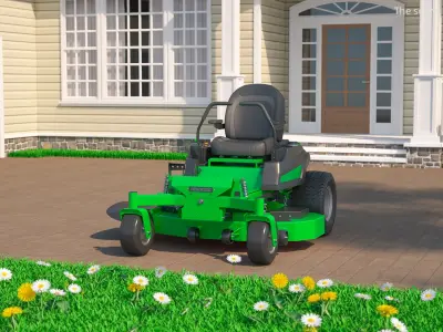  Zero Turn Lawn Mower Ride On Green 