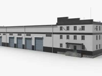 Manufacturing Facility 3D model