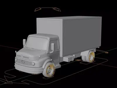 Mercedes-Benz LAK Cargo Truck 3D model
