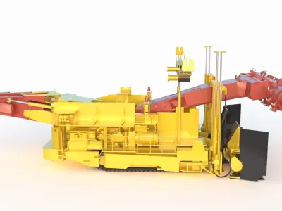 Anchor Digging Integrated Machine 3D model by elemachy2025