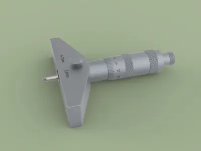 Depth micrometer 3D model