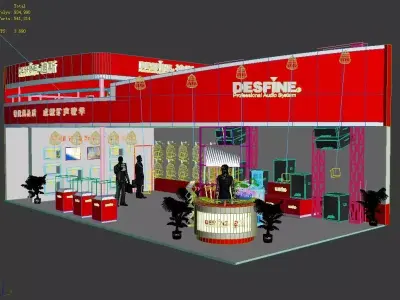 Exhibition - Area -6X12-3DMAX2009-020 3D model