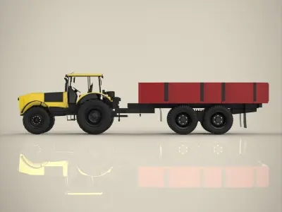 Tractor 3D model