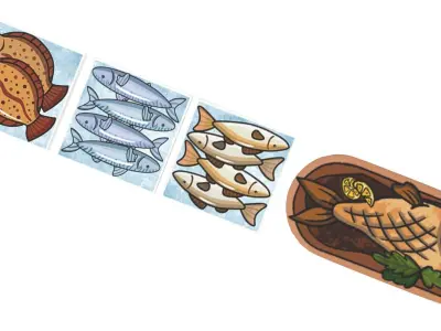 Fish Lego Tiles Set 3D model