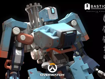 fan art for bastion Free 3D model