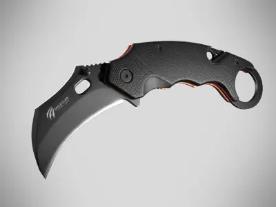 Karambit Low-poly 3D model purchase