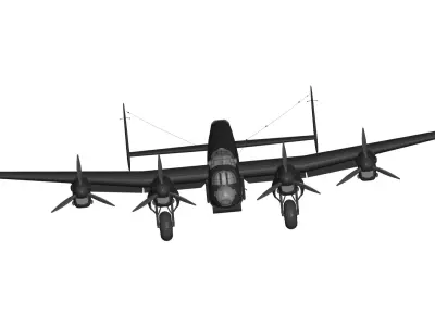 Avro Lancaster 3D model purchase