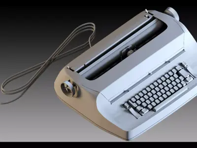 Vintage Typewriter Collection- 3D Models 3D model