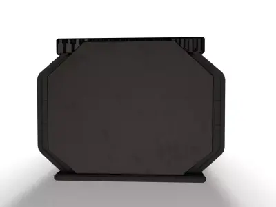 Sci-Fi Airlock Corridor Low-poly 3D model