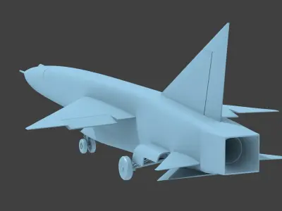 The Republic XF-103 3D print model