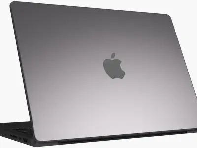 Apple MacBook Pro 14 M5 2025 Space Black 3D model