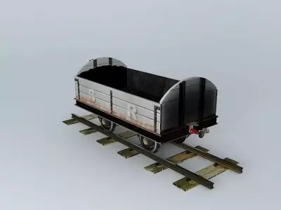 Eco Rail N/Gauge S-R Wagon Old Steam Days Free 3D model