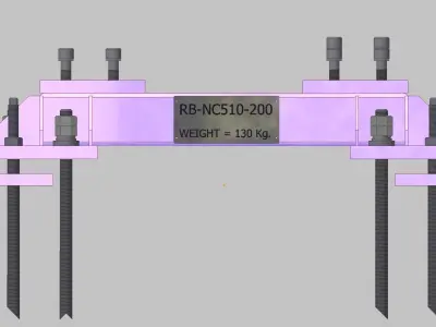 26392-Base for robot NACHI-NC510-Hight 200 3D model