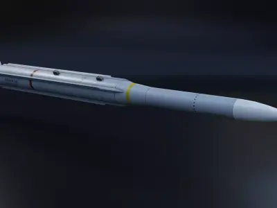 Amraam-Axe Low-poly 3D model
