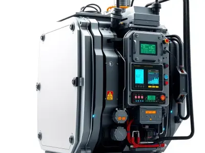 Advanced Industrial Control Unit model pack Low-poly 3D model by vfxcgartist