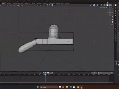 Retro Industrial Controller  Low Poly PBR Game Asset Low-poly 3D model