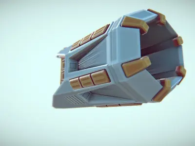 GUN SciFi pack Free 3D model