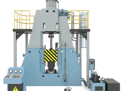 Industrial machine tool - MA2145 Forging hammer press-stamping 3D model