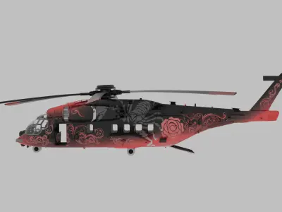 Air Superiority Fighter Jet Rigged  3D model