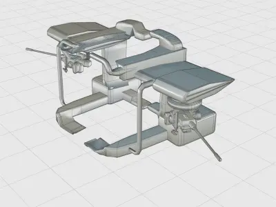 Helicopter Cannon Attachment 3D model