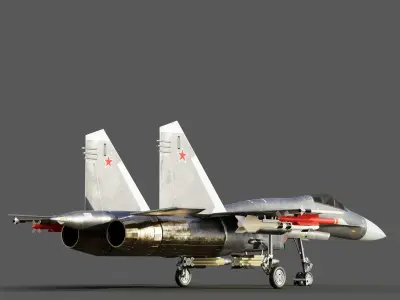 Sukhoi Su-35 3D model purchase