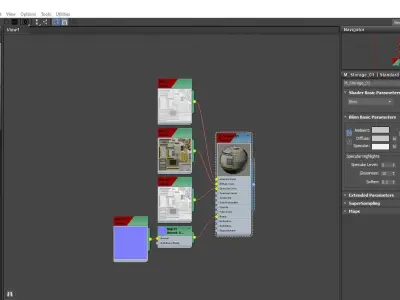 Factory Storage Low-poly 3D model