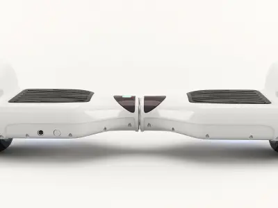 two wheel electric unicycle scooter 3D model