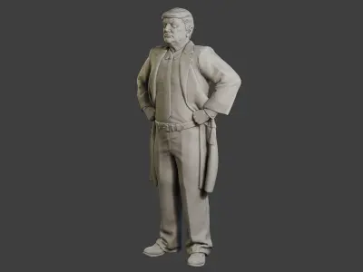 Donald Trump Stand 3D print model