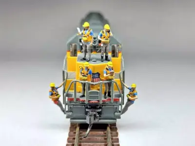 N Scale Remote Control Operators 3D print model