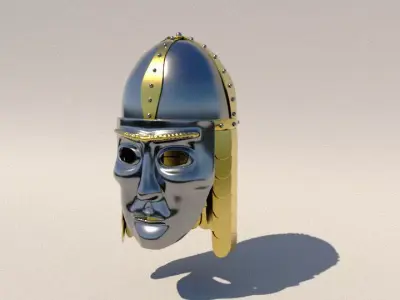 Eastern or Northern helmet 3D model