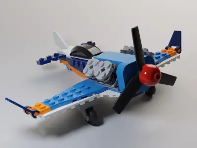 High Quality Lego 3 in 1 Aircrafts set 3D model