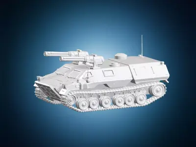 Land Raider Tank Miniature 3D Print Model 3D print model