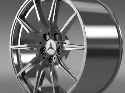 Mercedes Benz AMG GT rim 3D model
