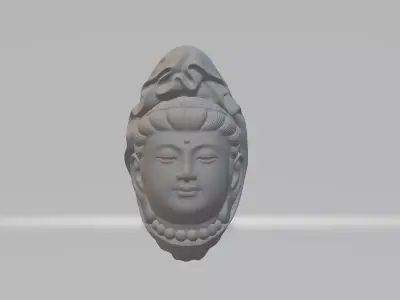 Bodhisattva Avalokitesvara Head 3D print model purchase