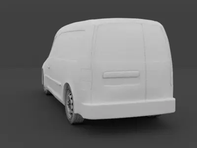 Delivery Van 3D model get
