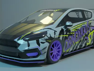 Modified Hot Hatch - Obnoxious ST Free 3D model