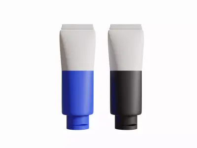 shaving gel Low-poly 3D model