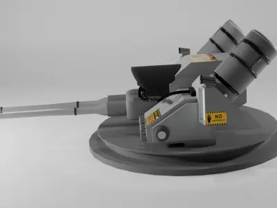MACHINE GUN  3D model buy