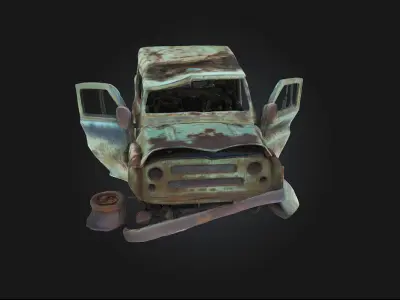 Abandoned Relic  Echoes of a Forgotten Age 3D model